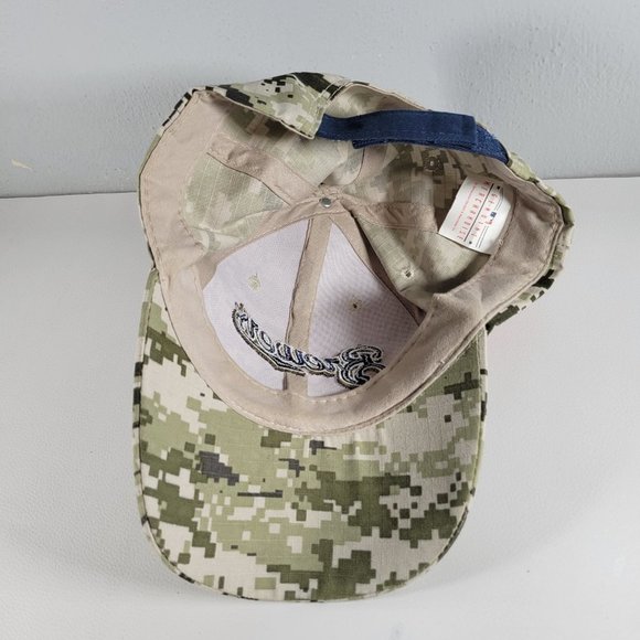 Milwaukee Brewers Hat Camo Miller Lite Patch Strapback - Picture 5 of 6